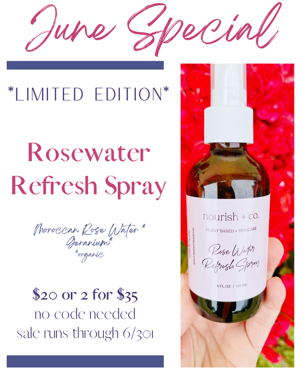 rosewater refresh spray - limited edition